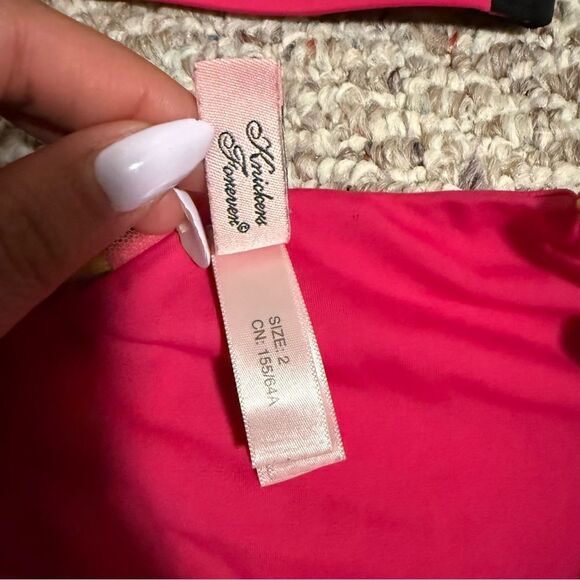Agent Provocateur Jojo Pink Colorblock Bikini- Size 2/3 Small - Picture 5 of 13